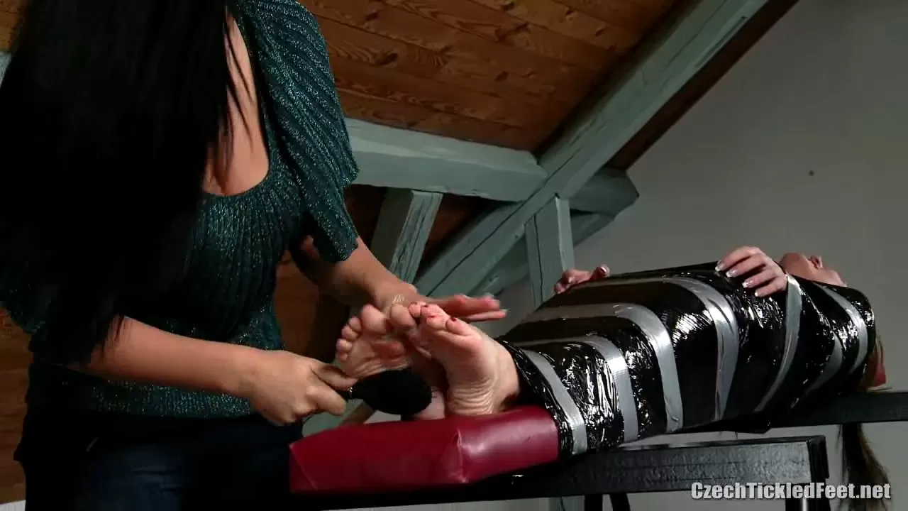 Tickling-Submission – Mummified Sandra gets her feet tickled.mp4_snapshot_03.28.541.webp