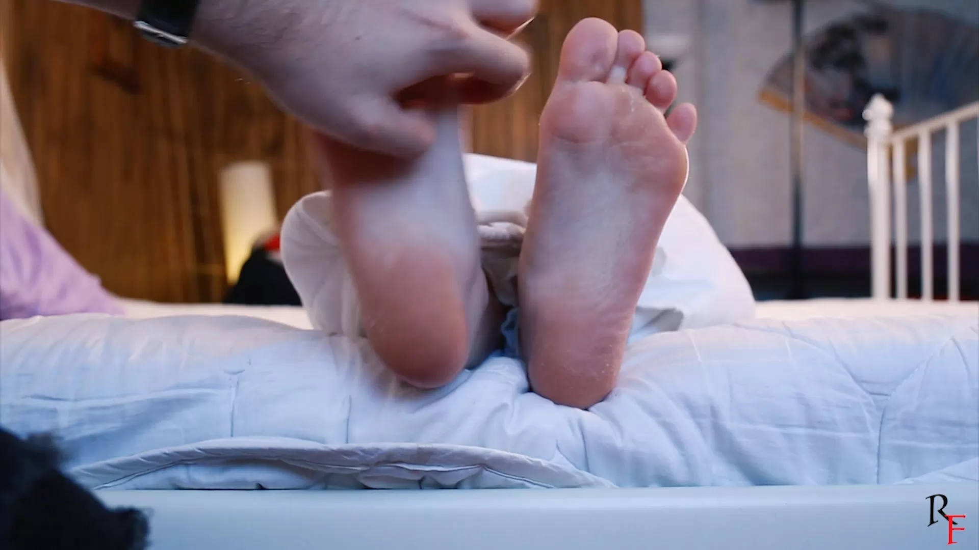 RussianFetish - Vasilisa's feet lick-tickle in blanket and Double tickling .webp