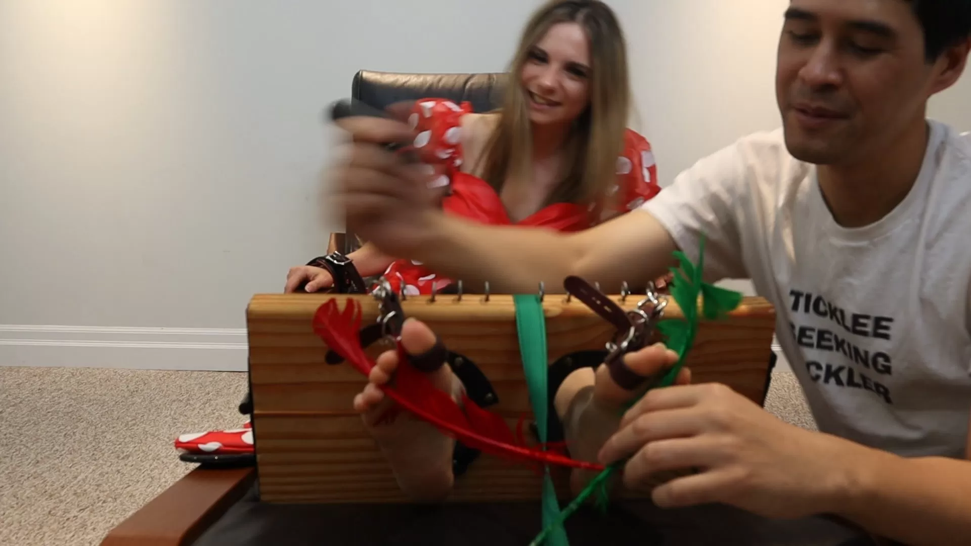 NinaLuckTicklingStudios – Mini Mouse Nina gets her poor little feet tickled in .webp